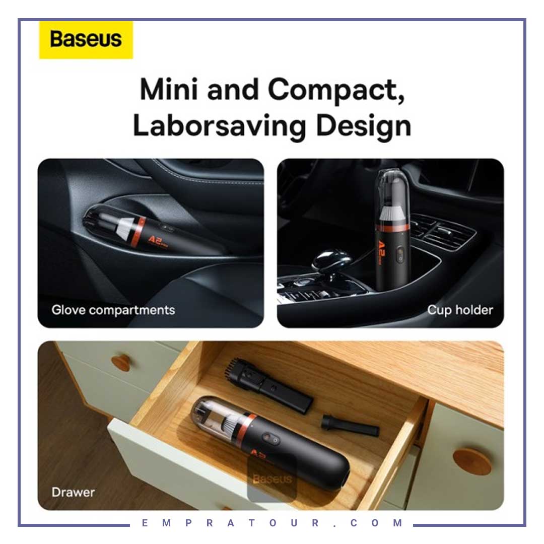 جارو شارژی خودرو بیسوس A2 Pro VCAQ04000