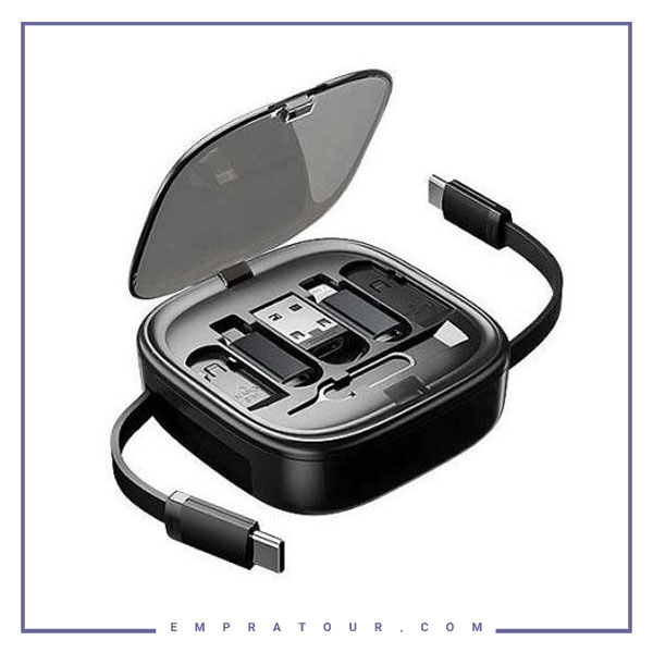پک چند منظوره کابل و تبدیل کوتسی COTECI MULTIFUNCTIONAL TELESCOPIC CORD STORAGE BOX 87701