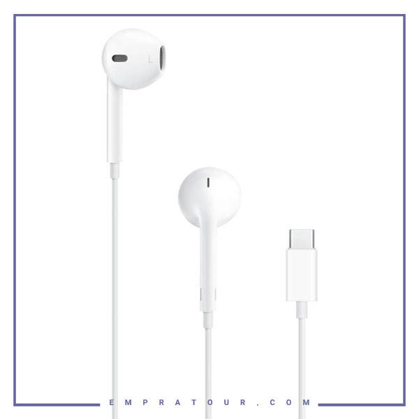 هندزفری اصلی تایپ سی آیفون Apple A3046 Earphone Iphone 15
