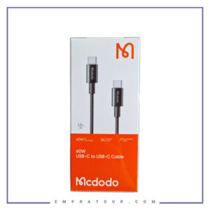 کابل دو سر تایپ سی 60 وات 1.2 متر مک دودو Mcdodo USb-C to USB-C 3A Cable CA-277