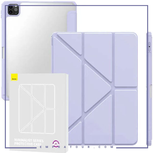 کاور آیپد همراه با جای قلم بیسوس Baseus Minimalist Series Magnetic Case