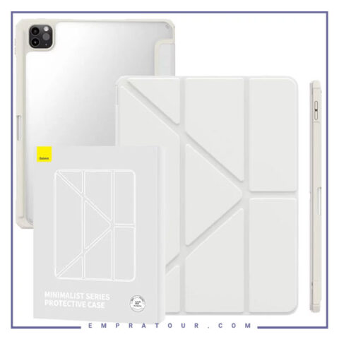 کاور آیپد همراه با جای قلم بیسوس Baseus Ipad Pro 11 2024 Minimalist Series Protactive Case P40112502111