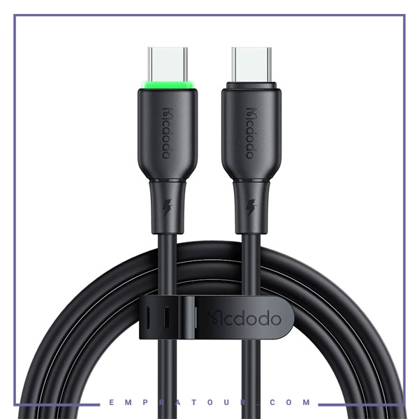 کابل دوسر تایپ سی 65 وات 1.2 متر مک دودو Mcdodo PD65W Type-C To Type-C Data Cable CA-477