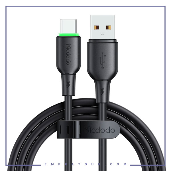 کابل تایپ سی 100 وات 1.2 متر مک دودو Mcdodo 6A Type-C USB Data Cable CA-475