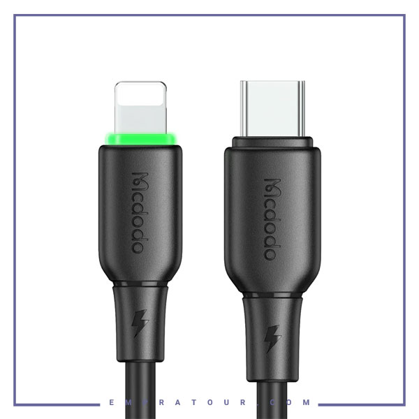کابل تایپ سی به لایتنینگ 36 وات 1.2 مک ودود Mcdodo PD36W Type-C To Lightning Data Cable CA-476