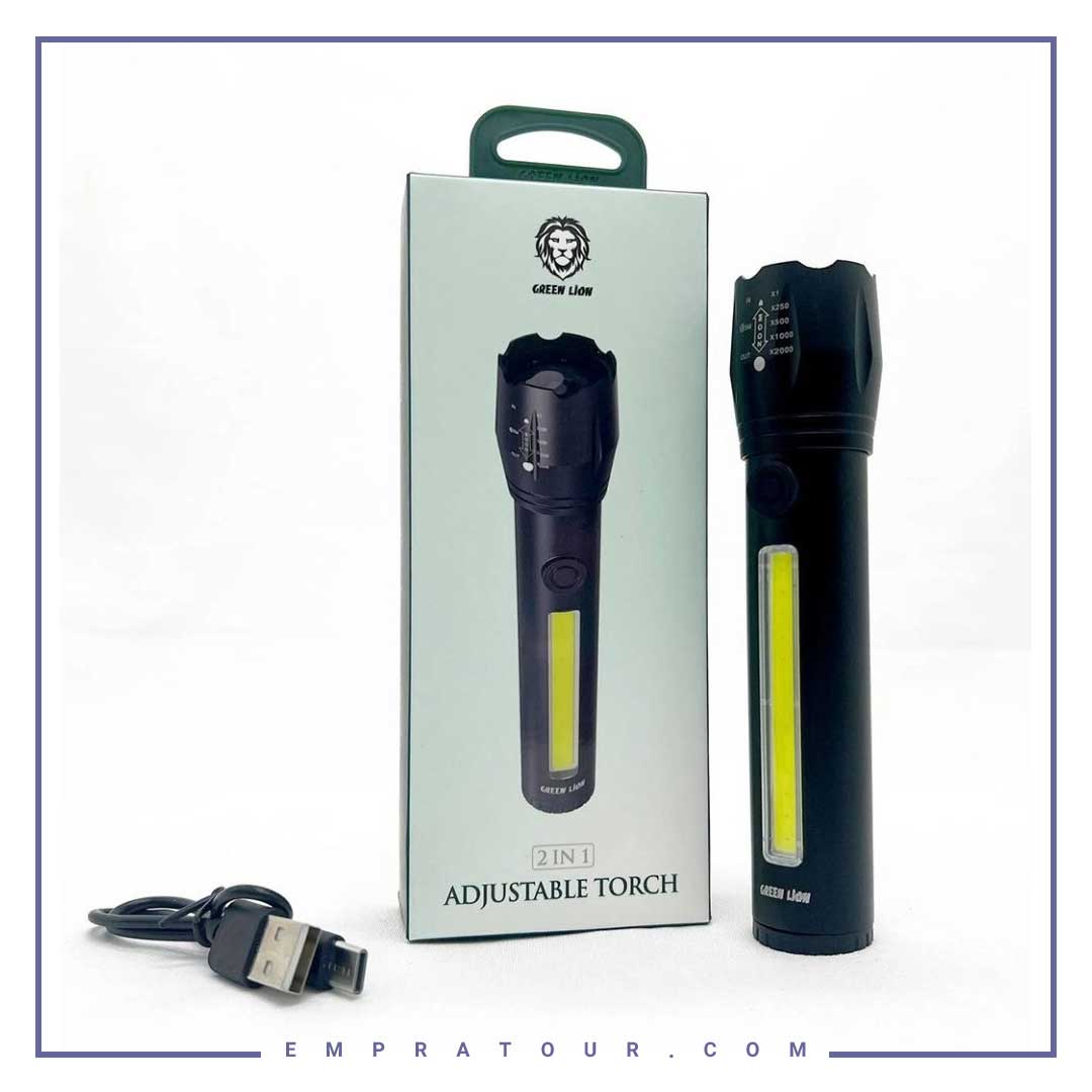 چراغ قوه دو کاره گرین لاین Adjustable Torch