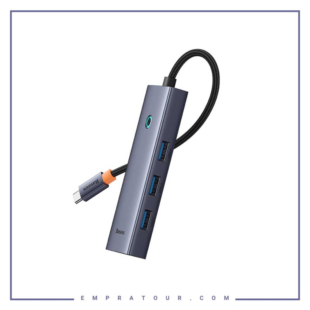 هاب تایپ سی 5 پورت بیبسوس Baseus Flite Series 5-Port HUB Docking Station B00052801811