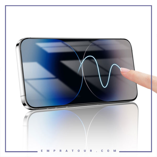 گلس شیشه ای تمام چسب گرین لاین آیفون Iphone 14 Pro Max