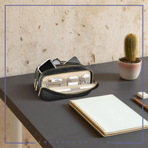 کیف دستی چرمی اکسسوری گرین لاین Citizen Croco Leather Pouch