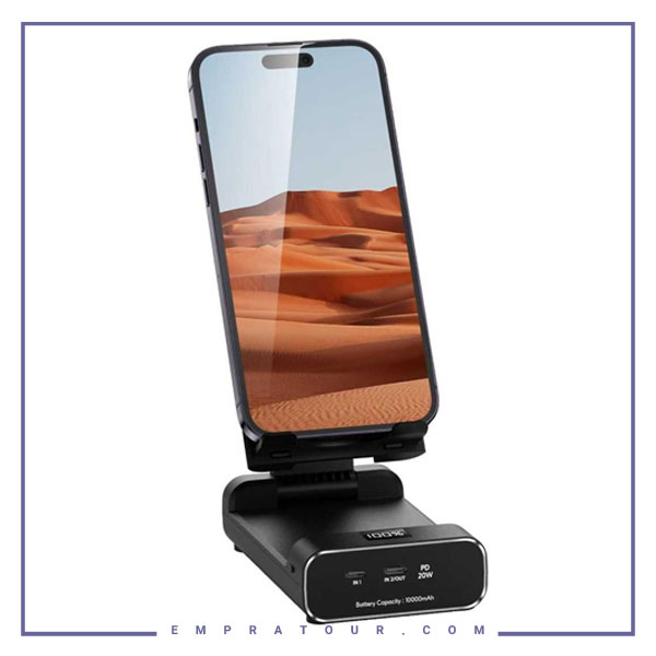 هولدر رومیزی و پاوربانک 10000 گرین لاین Green Lion PowerBank And Foldable Mobile Stand