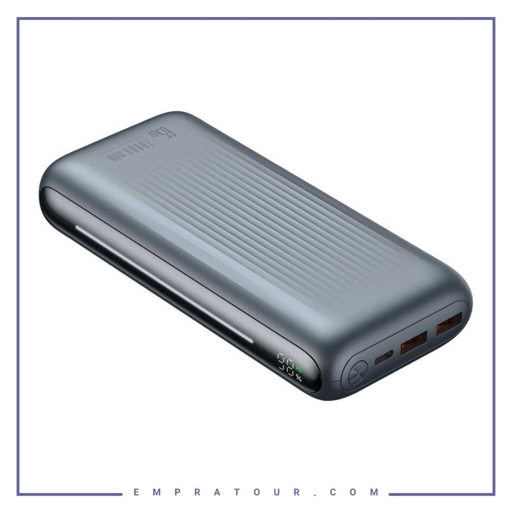 پاوربانک 65 وات ظرفیت 20000 مک دودو  بهمراه کابل شارژ Mcdodo 20000 mAh 65W light Interaction MC-446