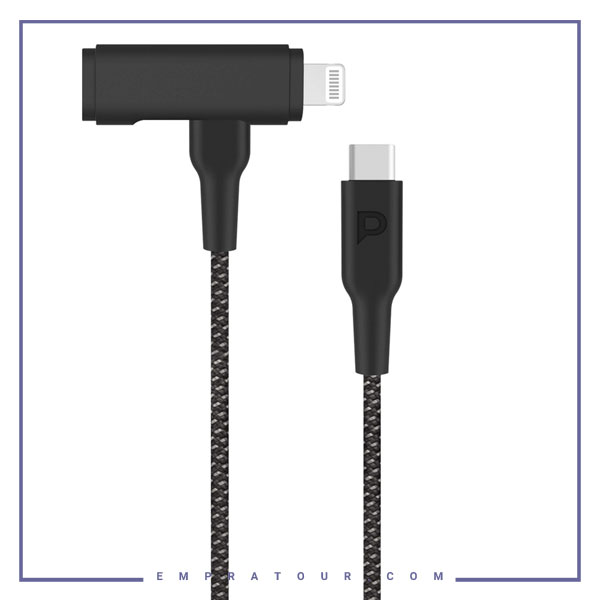کابل دو سر 60 واتی پاورولوژی Braided Data Cable PCAB007BK