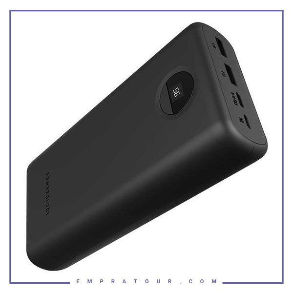 پاوربانک 45 وات 30000 پاورولوژی Powerology PD Quick Charge Power Bank PPBCHA07