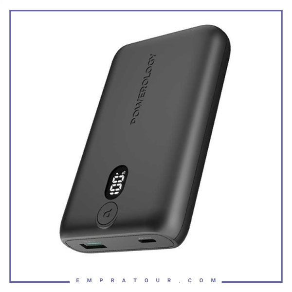 پاوربانک 35 وات پاورولوژی Powerology Onyx 10050mAh PD Power Bank PPBCHA18