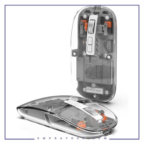 موس بیسیم 3 حالته کوتسی Coteci Magic Crystal II Three Mode Mouse 84015
