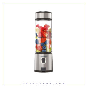 مخلوط کن شارژی 6 تیغه پاورولوژی Powerology 6 Blades Portable and Rechargeable Juicer and Blender P6BPJBK