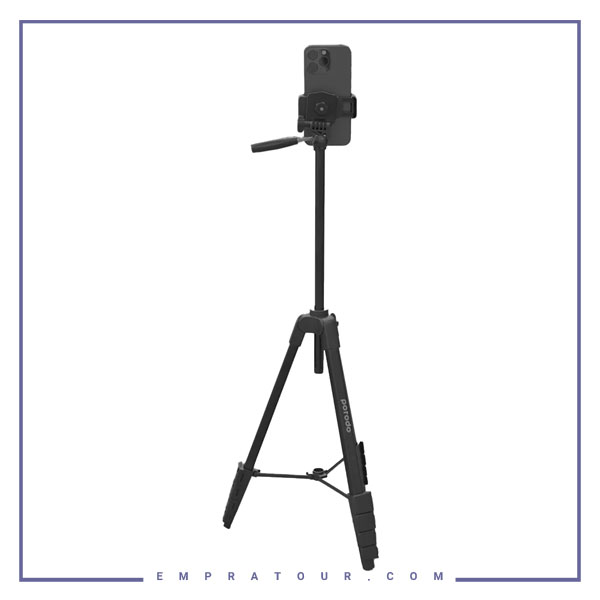 سه پایه دوربین و موبایل پرودو Porodo Professonal Gimpal Tripod PD-TRPAL-BK