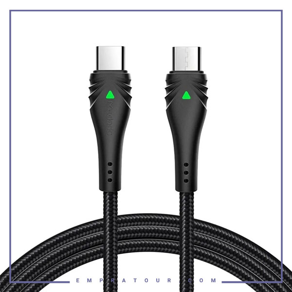 کابل دو سر تایپ سی 60 وات 2 متر مک دودو Mcdodo Type-C To Type-C Data Cable CA-6661