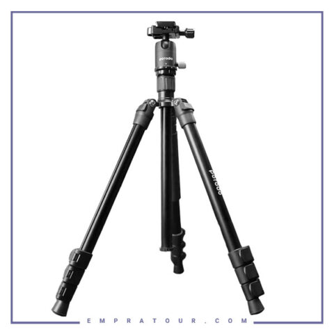 سه پایه دوربین و موبایل پرودو Porodo Professional Aluminum Tripod PD-TRPBAL-BK