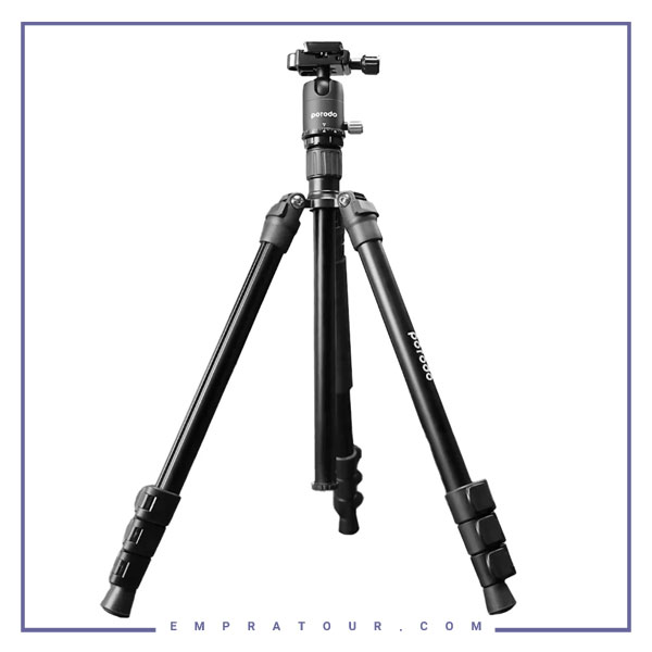 سه پایه دوربین و موبایل پرودو Porodo Professional Aluminum Tripod PD-TRPBAL-BK