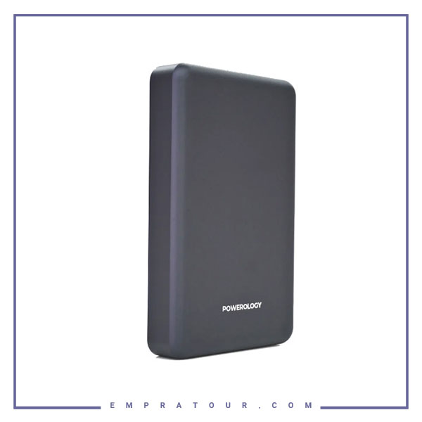 پاوربانک مگ سیف 10000 پاورولوژی Powerology Magsafe Aluminum Power Bank PPBCHA34
