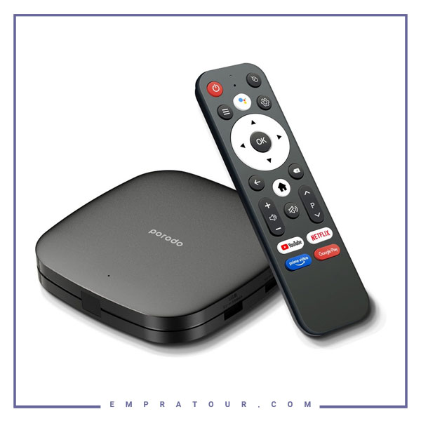 اندروید باکس پرودو Porodo TV Box Video Streaming PD-ANDTVB-BK