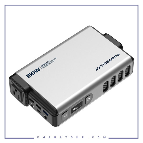 پاوراستیشن 150 وات 320000 پاورولوژی Powerology Mini Power Station with AC Output PPBCHA31