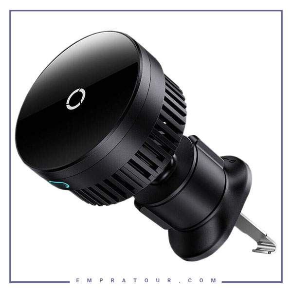 هولدر دریچه کولری مگنتی و شارژر وایرلس بیسوس Baseus MagPro Series Magnetic Wireless Charging Car Charger C40164100121