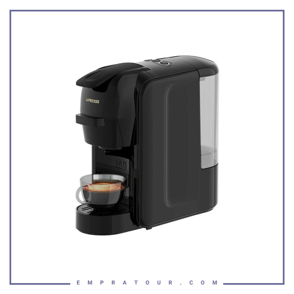 قهوه‌ساز چند کپسولی لپرسو Lepresso Lieto 3 in 1 Multi-Capsule LPLIETBK