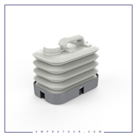 مخزن آب تاشو 10 لیتری گرین لاین Green Lion Foldable Water Tank 10 LGNFWTK10WH