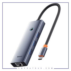 هاب 4 پورت تایپ سی بیسوس Baseus Hub UltraJoy Series 4-Port Type-C B0005280B811-11