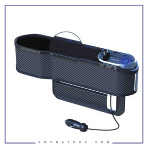 جعبه نظم دهنده خودرو و شارژ وایرلس گرین لاین Green Lion universal Organizer With Wireless Doc GNUNORGCDOW