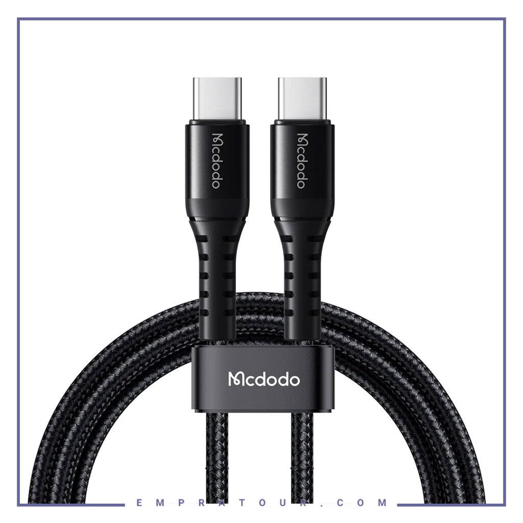 کابل دو سر تایپ سی 60 واتی 20 سانتی مک دودو Mcdodo Type c To Type C data Cable CA-5640