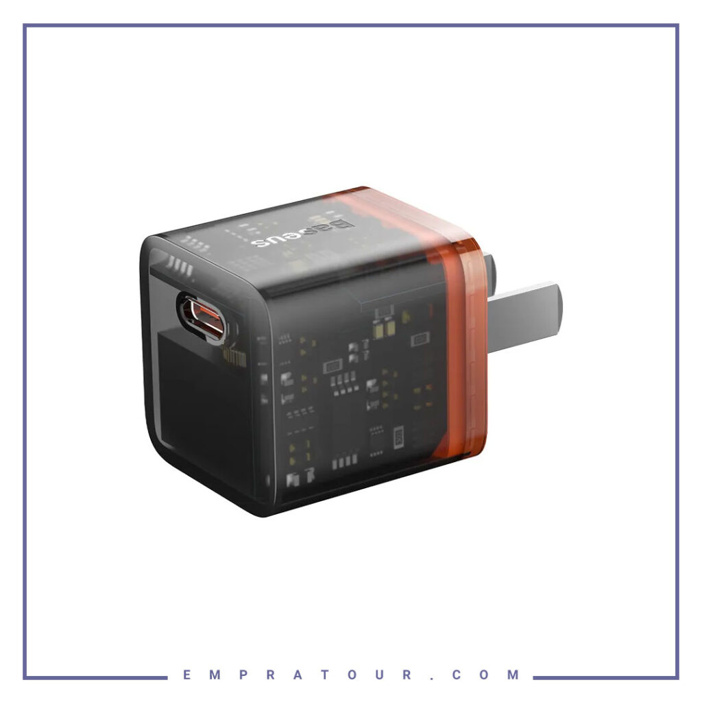 شارژر دیواری 20 وات بیسوس Baseus GaN5 Fast Charger (Mini) 1C 20W CCGP170007