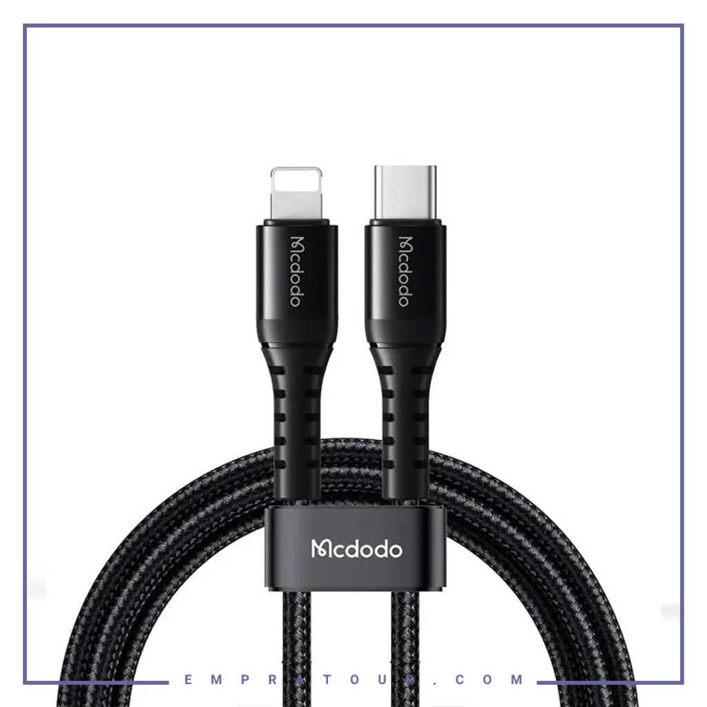 کابل شارژ تایپ سی به لایتنینگ 36 واتی 20 سانتی مک دودو Mcdodo Type C To Lightning Data Cable CA-5630
