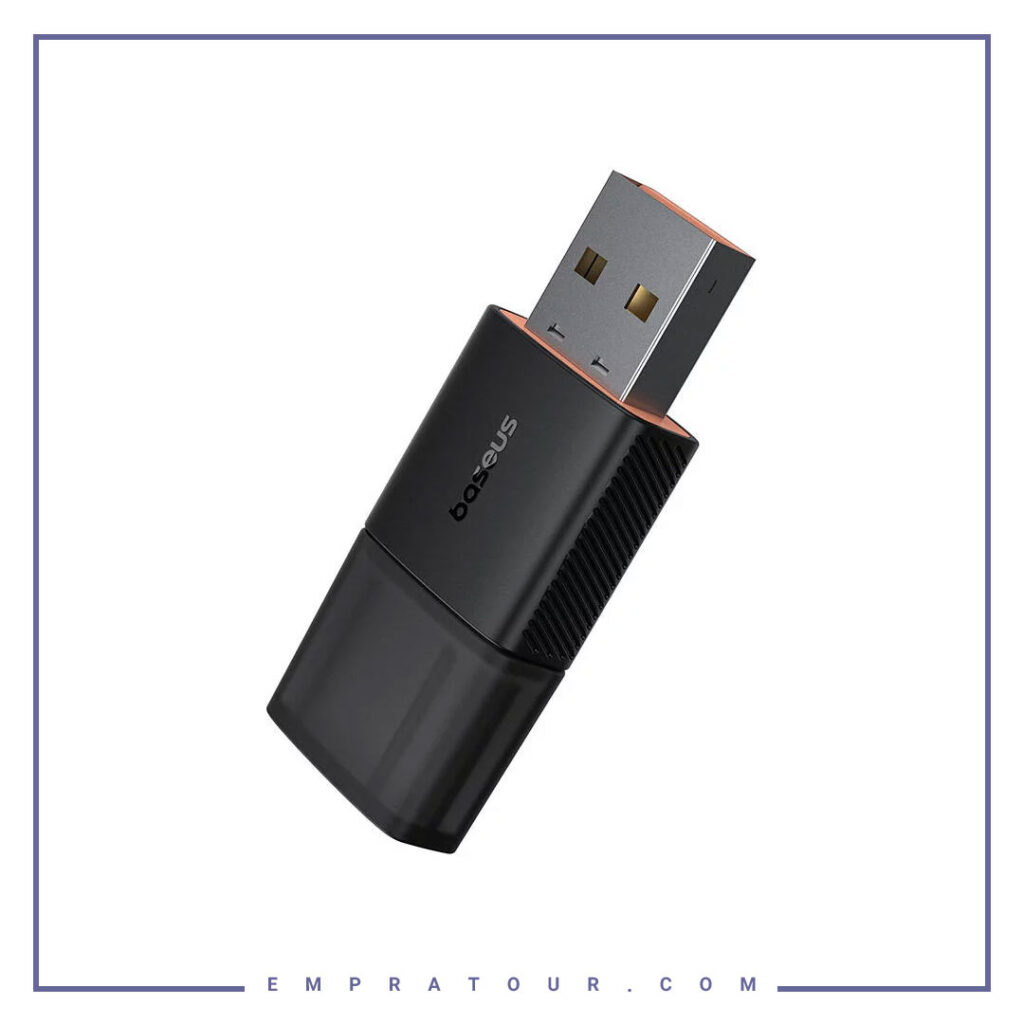 دانگل وای فای دو باند بیسوس Baseus Adapter WiFi FastJoy 300Mbps B01317600111-03