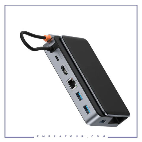 هاب تایپ سی 6 پورت بیسوس Baseus Gamerx Series 6 Port Type-C Hub BS-OH115
