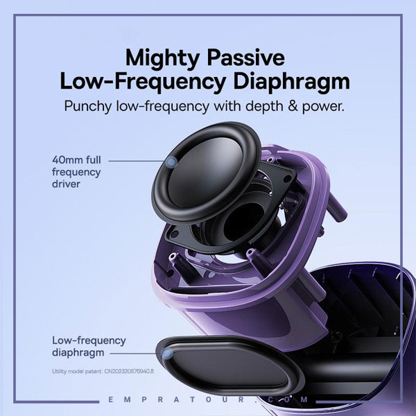 اسپیکر بلوتوث بیسوس Vibrant & Hue AeQur V2 A20050500211