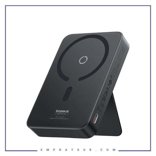 پاوربانک وایرلس مگ سیف 5000 بیسوس Baseus MagPro 20W Magnetic Power Bank PPCXZ05 P10064100122