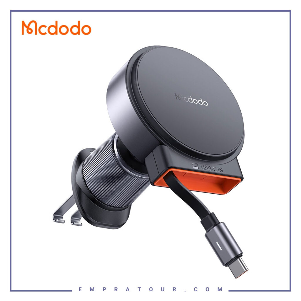 هولدر و شارژر وایرلس دریچه کولری مگنتی مک دودو Mcdodo Magnetic Wireless Car Charger CH-3000