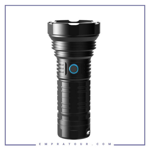 چراغ قوه شارژی 1800لومن پرودو Porodo Ultra Bright Tactical Torch PD-CRLDTFL