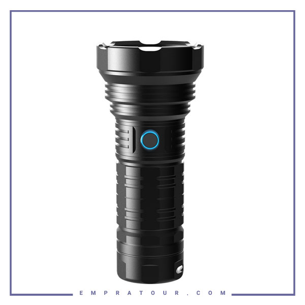 چراغ قوه شارژی 1800لومن پرودو Porodo Ultra Bright Tactical Torch PD-CRLDTFL