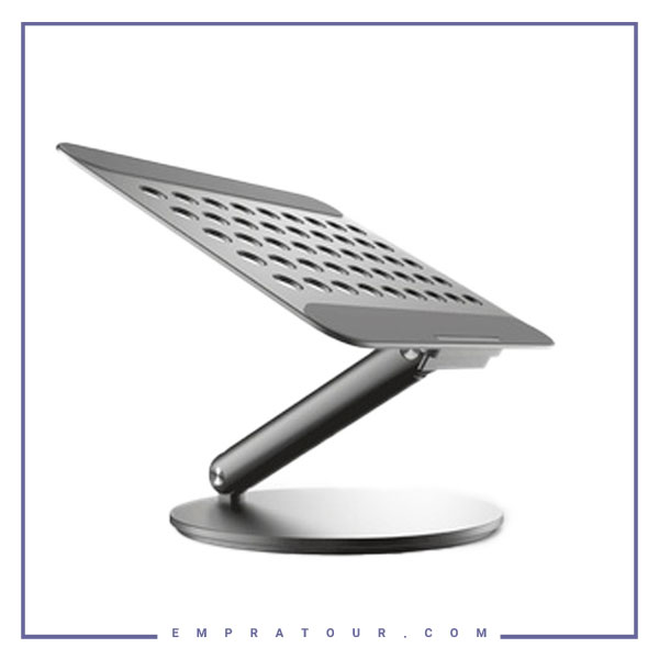 استند لپ تاپ و تبلت رو میزی پاورولوژی Powerology Rotatable Desktop Stand for Laptop PLPRSTGY