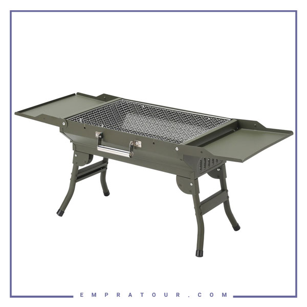 اجاق باربیکیو و گریل قابل حمل پرودو Porodo Portable Folding Seated BBQ Grill PD-LCFCGO