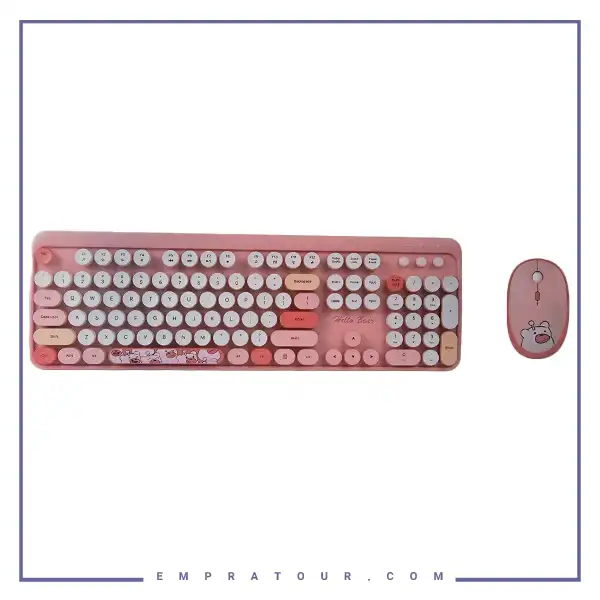 کیبورد و موس بی سیم کوتسی Coteci Wireless Keyboard and Mouse Set 84021