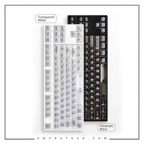 کیبورد مکانیکی شفاف کوتسی Coteci mechanical Keyboard 84022