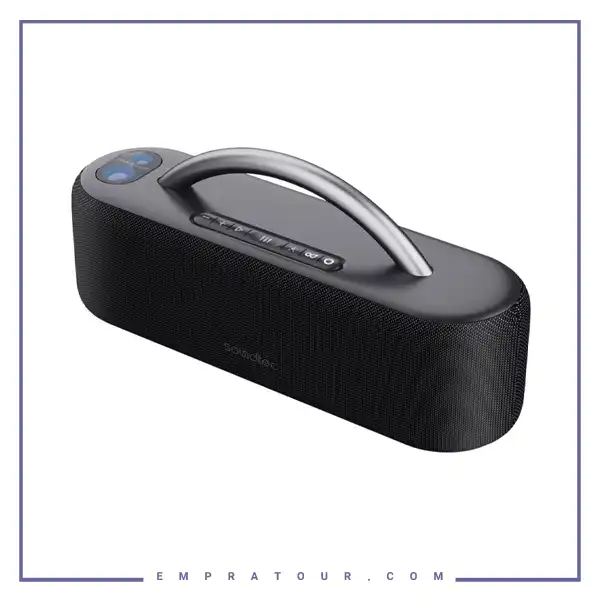 اسپیکر همراه با نور ستاره ای ساند تک پرودو Porodo Soundtec Galactic Star Light Portable Speaker