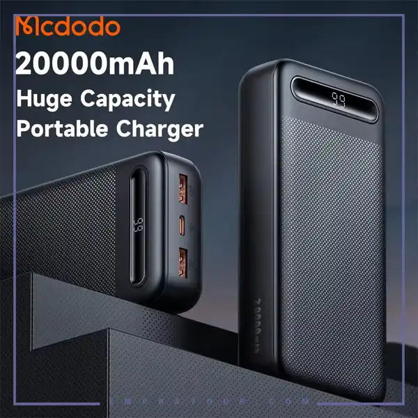 پاوربانک 10.5 وات 20000 مک دودو Mcdodo Digital Display Power Bank MC-443