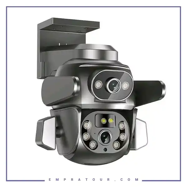 دوربین نظارتی فضای باز با لنز دوگانه ایکس او XO CR04 Dual Lens Linkage Monitor Home Camera
