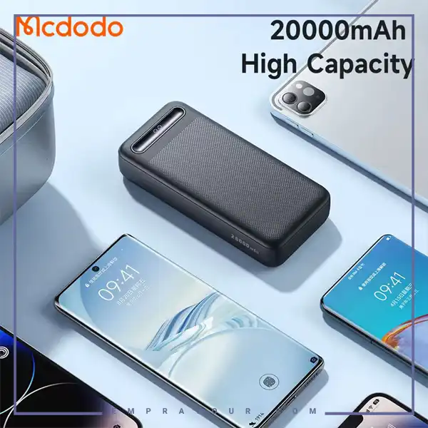 پاوربانک 10.5 وات 20000 مک دودو Mcdodo Digital Display Power Bank MC-443